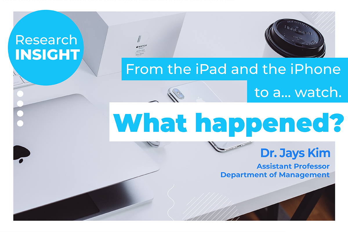  From the iPad and the iPhone to a… watch. What happened?