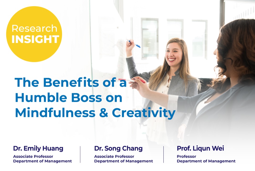  The benefits of a humble boss on mindfulness and creativity - banner