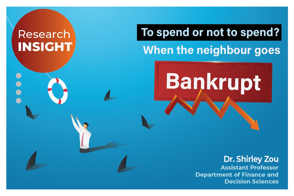 To spend or not to spend? When the neighbour goes bankrupt - banner
