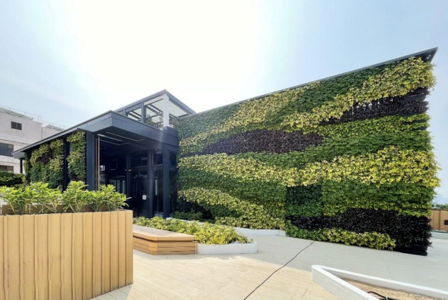 Green Wall at Crop Science Laboratory at Sir Run Run Shaw Building (R/F)