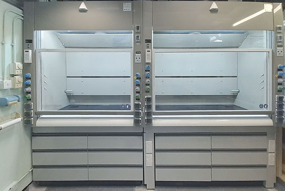 Replacement of Fume Cupboards at Sci Lab