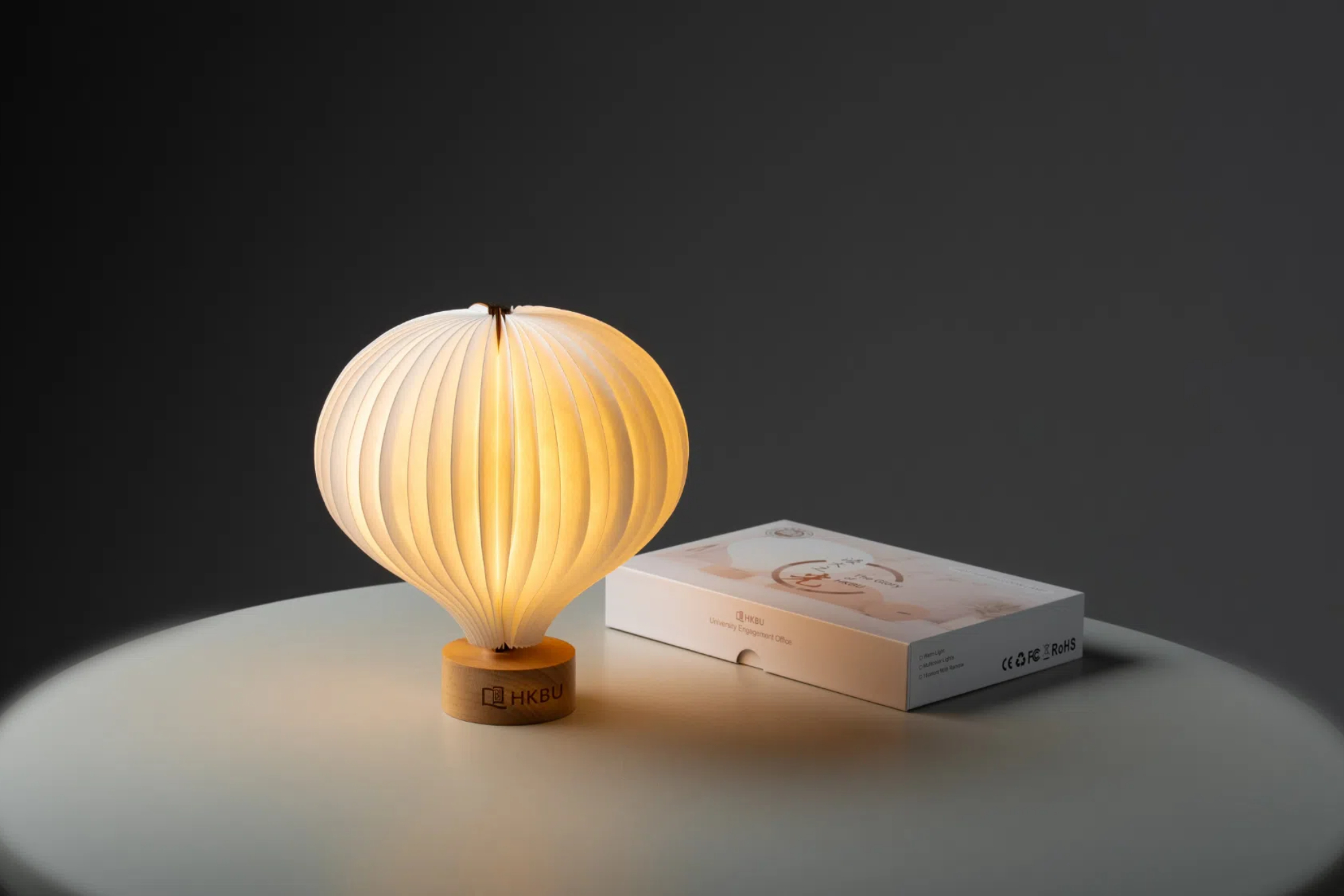 The Glory of HKBU  Hot-air Balloon Shaped Folding Lamp