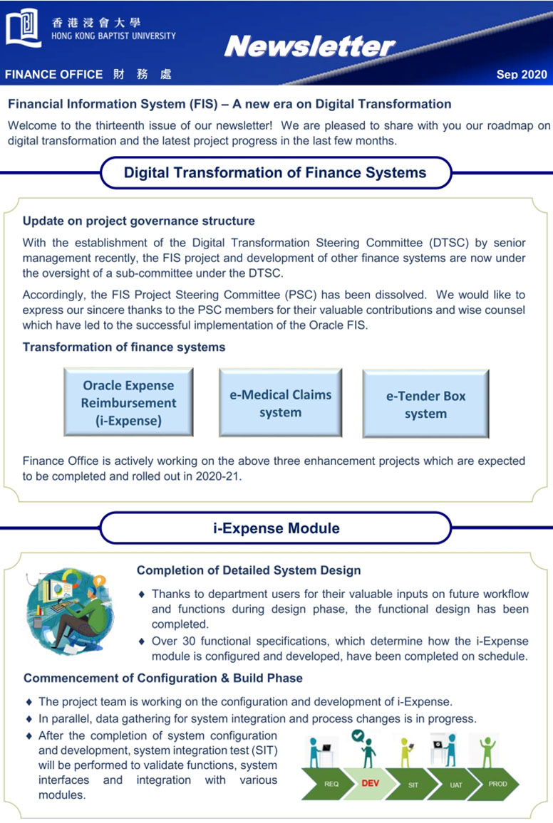 Newsletters September 2020