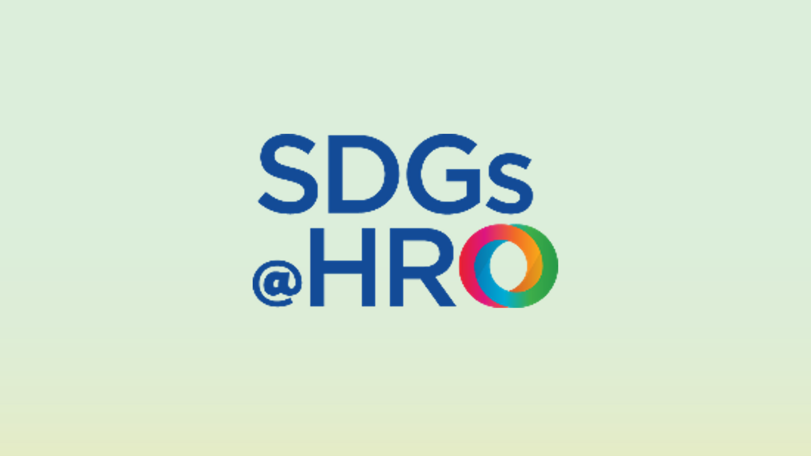 SDGs@HRO Logo