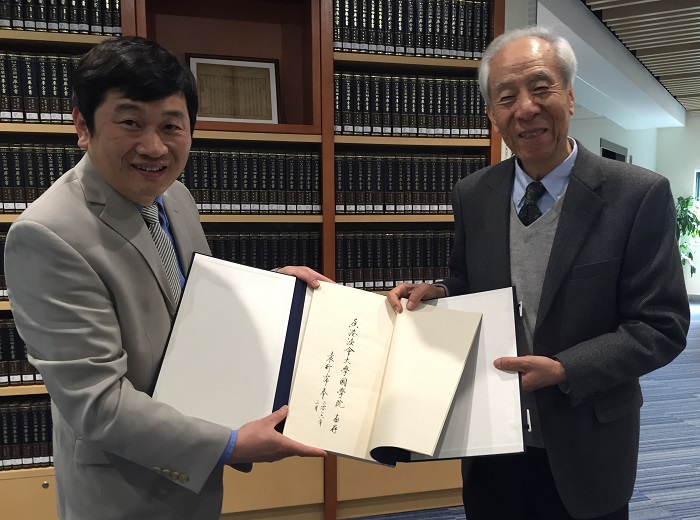 Visit of Prof. Yuan XingPei (29 March 2016) photo 1